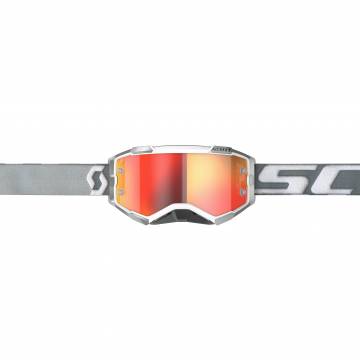 SCOTT Fury Motocross Brille, grau/weiss, 272828-1039280 Vorderansicht