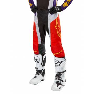 ALPINESTARS Techstar Ocuri Hose | Hot Orange Purple Black | 3727024-4031 Größe 32