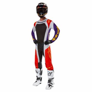 ALPINESTARS Techstar Ocuri Trikot | Hot Orange Purple Black | 3767024-4031 Größe M