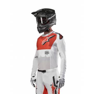 ALPINESTARS Supertech Ward Jersey | White Hot Orange | 3763224-242  Größe M