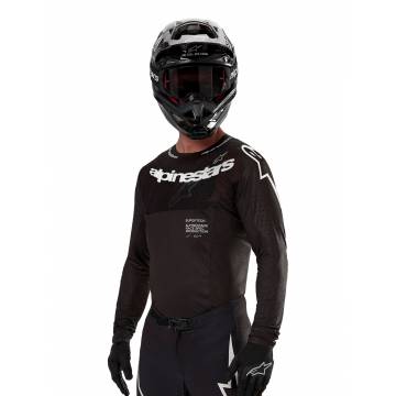 ALPINESTARS Supertech Ward Jersey | Black Red Berry | 3763224-1323  Größe M