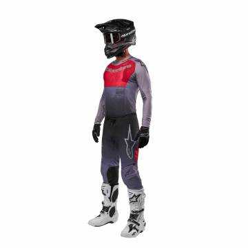 ALPINESTARS Supertech Dade Jersey | grau rot | 3763324-1396 Größe L