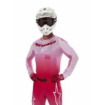 ALPINESTARS Supertech Dade Jersey | Red Berry Lilac | 3763324-396 Größe M