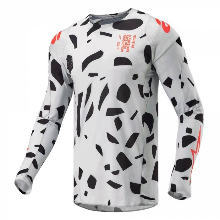 ALPINESTARS Techstar Rantera Jersey | hellgrau schwarz orange | 3766724-9267