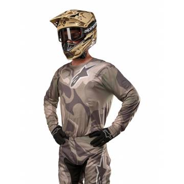 ALPINESTARS Jersey Racer Tactical | Military Green Camo Brown | 3761224-815 Größe M