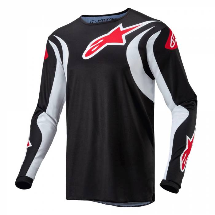 ALPINESTARS Fluid Lucent Jersey | schwarz weiß rot | 3763724-12