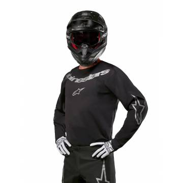 ALPINESTARS Fluid Graphite Jersey | Black Silver |  3763824-119  Größe M