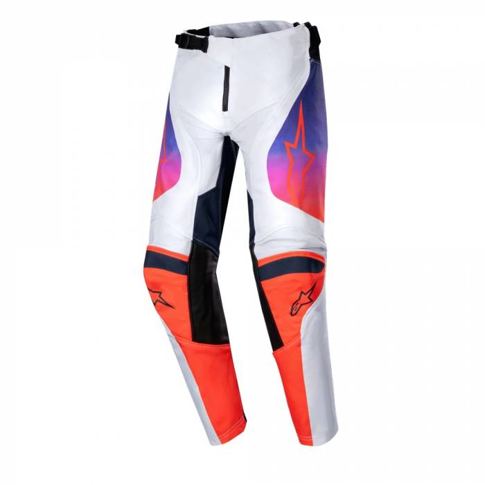 ALPINESTARS Kinder Cross Hose Racer Hoen | hellgrau lila orange | 3748224-525 Größe 26