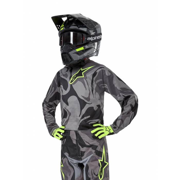 ALPINESTARS Youth Trikot Racer Tactical | Cast Gray Camo Magnet | 3771224-9115