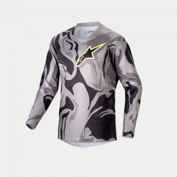 ALPINESTARS Kinder Trikot Racer Tactical | Cast Gray Camo Magnet | 3771224-9115 Größe YM