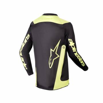 ALPINESTARS Kinder Trikot Racer Lurv | Black Yellow Fluo | 3773924-168 Größe YM