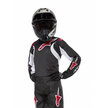 ALPINESTARS Kinder Trikot Racer Lucent | schwarz weiß rot | 3773724-12