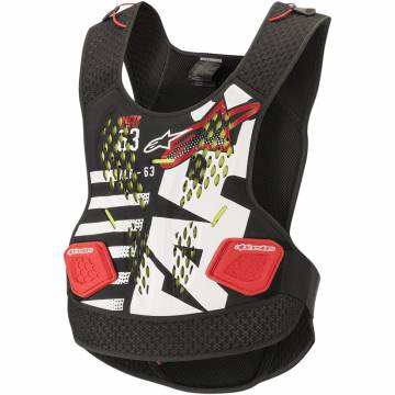 ALPINESTARS Brustpanzer Sequence | schwarz weiß | 6701819-123