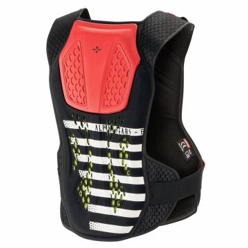 ALPINESTARS Brustpanzer Sequence | Black White Red | 6701819-123